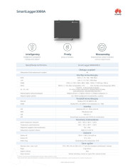 HUAWEI SmartLogger 3000A01 MBUS nélkül